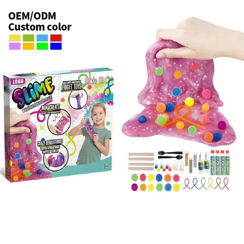 Leemook 2024 Kit de pâte à modeler écologique pour enfants et filles