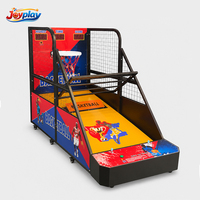 Machine de jeu d'arcade de basket-ball pliable à fort potentiel de profit, jeu de tir de basket-ball, machine d'arcade de basket-ball mobile pour camion mobile