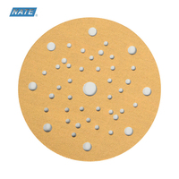 Outils abrasifs disque de papier abrasif de papier abrasif d'or pour 3/4/5/6/7 pouces avec trou