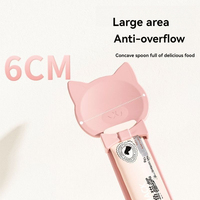 Fabricant Vente en gros Portable Pet Cat-Bar Strip Feeder Snack Feeder Plastique Cat Strip Squeeze Spoon Dispenser pour Chat Chats
