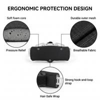 Coussinet de confort universel pour casque de sécurité, avec suspension à cliquet, maille respirante et rembourrage doux, pour la protection du cou