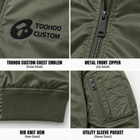 Blouson bomber MA-1 en nylon brillant pour homme, veste de pilote, vêtement d'extérieur décontracté