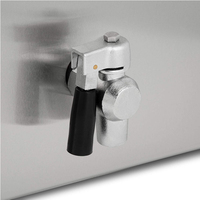 Bain-marie électrique en acier inoxydable 20L 1/6 pour buffet, équipement de maintien au chaud certifié CE, température manuelle