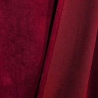 Cortinas Personalizadas de Terciopelo Holandés Color Vino Tinto para Ventanas Planas, Sala de Estar, Dormitorio, Color Sólido, Opacas
