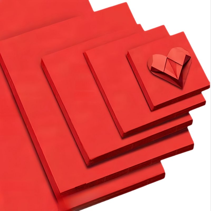 Red Card Paper / Colored Cardboard for Packaging and Printing