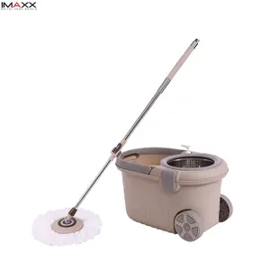 IMAXX 360 Magic Spin Go Mop Durable Telescopic Handle Rectangle-shaped Cloth Bucket for Home Floor Cleaning Promotional Price