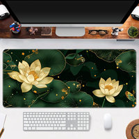 Accessoires d'ordinateur en caoutchouc naturel personnalisés Base antidérapante Tapis de souris de jeu étanche avec tapis de bureau pour le bureau ou les jeux
