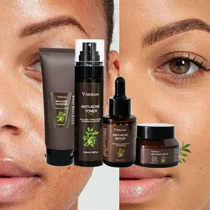 Set nutriente per la cura della pelle dell'acne per la cura del viso coreano e grassa prodotti per la cura della pelle per l'acne e le macchie scure