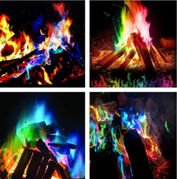 Poudre Magique Colorée Effet Flamme – INNOCUE & Écologique pour Fêtes & Feux de Camp de Plage – Effets Scintillants 15g/25g/30g – Nouveauté
