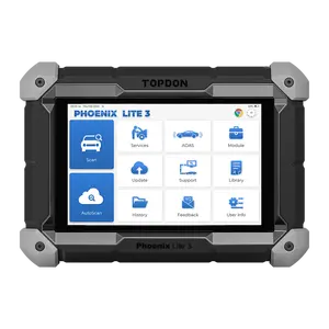 TOPDON Phoenix Lite3 tarayıcı 2Yrs ücretsiz güncelleme tüm sistem araç teşhis ECU Online kodlama için Obd2 tarayıcı araç teşhis aracı