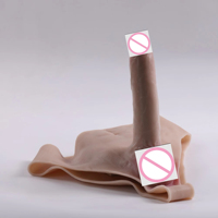 Equipo Sexual: Pene Hueco con Pantalón de Cuero Triangular, Productos Sexuales para Hombres y Mujeres, Decoración Pseudofemenina
