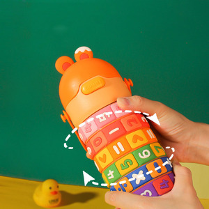 430ml Creative Math Thinking Kids Fun 316 En Acier Inoxydable Thermo Isolé Bouteille D'eau Thermique Pour Enfants École Tasses Isolées - Product Image 5