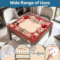 Tapis de table de mahjong transfrontalier pour Halloween, pliable, en boue de diatomée, facile à nettoyer, résistant à l'usure, isolation acoustique, pour salle de jeux commerciale