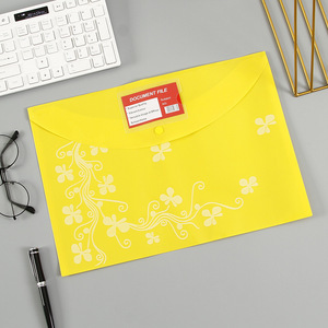 Busta Portadocumenti in <span class=keywords><strong>Plastica</strong></span> PP Formato A4 con Bottone, Cartella Portadocumenti Trasparente - Product Image 4