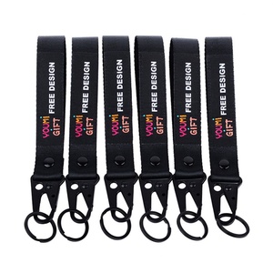 Custom Logo Wrist Strap Wholesale Short Lanyard Safety Keychain Lanyard with Safety Buckle Eagle - Product Image 3