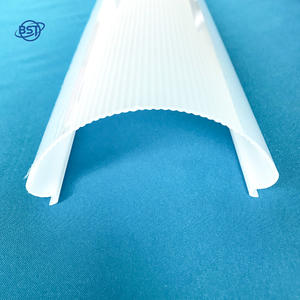 कस्टम स्ट्रिप्ड लैम्प्शेड ऐक्रेलिक लैंप डिफ्यूज़र कवर प्रोफाइल के लिए रैखिक एलईडी लाइट pmma पीसी पॉलीकार्बोनेट ऑप्टिकल प्रकाश छाया - Product Image 4