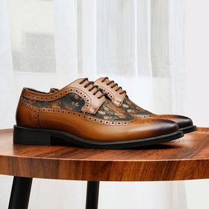 Zapatos Formales de Negocios de Cuero para Hombre y Mujer, de Otoño, Multiusos, con Cordones, Bordados y Grabados, Recién Lanzados y de Alta Venta - Product Image 5
