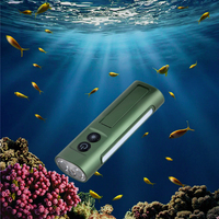 Lampe torche LED portable EDC COB AA ultra-lumineuse 1000+ Lumens, étanche IP65, rechargeable USB, en alliage d'aluminium, faisceau spot, pour camping et plongée