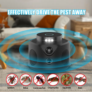 <span class=keywords><strong>Répulsif</strong></span> antiparasitaire ultrasonique 360° avec 9 lumières stroboscopiques et PIR, repousse efficacement les souris, les cafards, les rongeurs, à brancher, <span class=keywords><strong>répulsif</strong></span> antiparasitaire pour rongeurs - Product Image 2