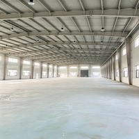 Structure en acier industrielle complexe, entrepôt métallique préfabriqué à plusieurs étages pour la production d'entreprise