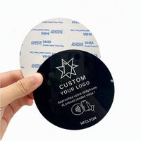 Autocollant NFC personnalisé en acrylique avec puces NFC 213, 215, 216 pour avis et réseaux sociaux – Étiquette NFC de bureau pour avis sur les médias sociaux