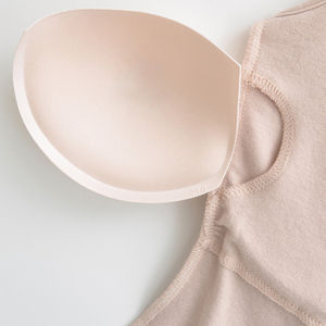 Channel Débardeur court rembourré de qualité supérieure, dos nageur, extensible, col carré, coupe ajustée, pour le sport, la gym, le yoga, style Y2K, soirée et camisole - Product Image 6