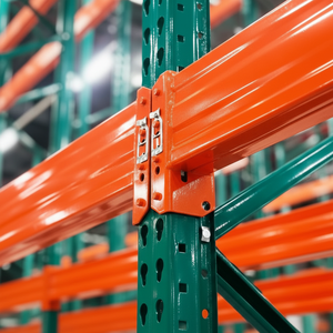 Système d'entrepôt de rayonnage à palettes vertical en forme de larme robuste Acier industriel Optimisant le coût d'économie d'espace Meilleure vente - Product Image 1