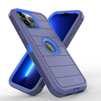 Étui de protection intégral 3-en-1 antichoc et robuste pour iPhone 14 15 16 Plus 17 18 Pro 18 Pro Max
