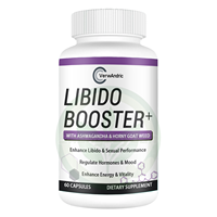 Capsules de soutien à la libido à base de plantes OEM, Ashwagandha, Horny Goat Weed, pour améliorer les performances, l'énergie et la vitalité des adultes, 60 capsules par boîte
