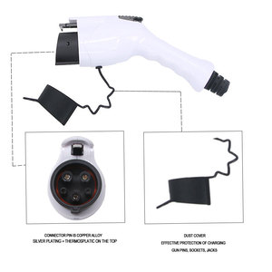 220V Modo 3 cargador de coche eléctrico de <span class=keywords><strong>tipo</strong></span> 1, <span class=keywords><strong>Tipo</strong></span> <span class=keywords><strong>2</strong></span> ev <span class=keywords><strong>cable</strong></span> de carga - Product Image 5