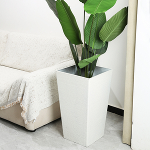 Prix de gros Pots de fleurs carrés hauts <span class=keywords><strong>40</strong></span> <span class=keywords><strong>cm</strong></span> Vente chaude Pots de fleurs et jardinières pour plantes d'intérieur 15,7 pouces <span class=keywords><strong>Pot</strong></span> de fleurs épaissi - Product Image 1