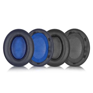 Remplacement des coussins d'oreille en cuir protéiné pour <span class=keywords><strong>Sony</strong></span> <span class=keywords><strong>WH</strong></span>-XB910N Extra Bass Noise Cancelling Headphones Noise Isolation Foam - Product Image 1