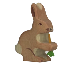 Hölzernes Waldtier-Reh-Modell für Wohnzimmer-Regal, Dekoration, Lernspielzeug für Kleinkinder, DIY-Malspielzeug - Product Image 4