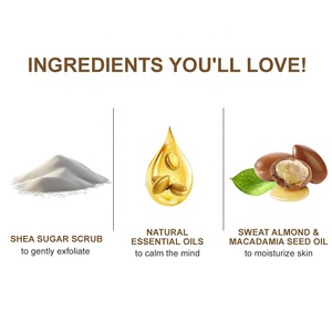 Exfoliante de Azúcar con Manteca de Karité Natural Hidratante y Exfoliante para el Cuidado de la Piel de Marca Privada para Todo Tipo de Piel para Mujeres - Product Image 6