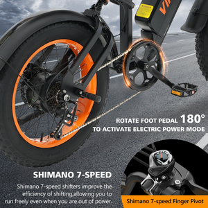 2026 Newest 20 Inch Fat Tire Mountain 750W Motor for Adults UK EU Warehouse VC-VM6 Mountain - Product Image 2
