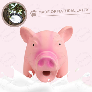 Gekke Varken Grommen Latex Huisdierspeelgoed Knaaggegrunts Varkenshond Piepspeelgoed - Product Image 2
