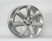 Nuevas Llantas de Aleación de Aluminio 18X7.0, Diseño Multirradio, Acabado Plateado Completamente Pintado, Compatibles con Modelos Japoneses/Alemanes/Americanos