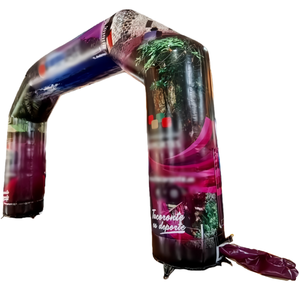 Precio de fábrica Publicidad Evento deportivo Decoración Arco inflable Eventos Run Target Arco de <span class=keywords><strong>entrada</strong></span> inflable para la venta Alquiler - Product Image 4