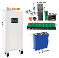 Batterie de secours LFP 48V 200Ah Lifepo4 Lithium solaire à cycle profond 10Kwh, batteries de stockage d'énergie murales pour la maison