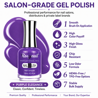 Kit 3-en-1 sans HEMA, sans TPO, végétalien, gel semi-permanent, compatible avec la poudre acrylique, séchage à l'air, ensemble de vernis à ongles colorés