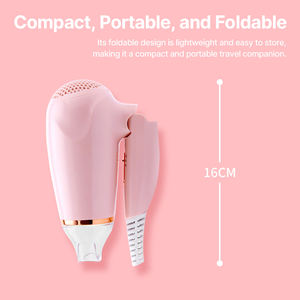 <span class=keywords><strong>Secador</strong></span> de <span class=keywords><strong>Pelo</strong></span> Iónico Plegable de Viaje para el Hogar, de Bajo Consumo, Personalizable por Lotes de Fábrica, con Certificación CE - Product Image 3