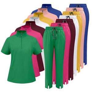 Uniformes Médicos de Lujo de Alta Calidad, Conjuntos de Ropa de Trabajo con Logotipo Personalizado, Uniformes de Enfermería de Tela Tejida para Doctores y Enfermeras - Product Image 1