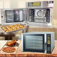 Fours à vapeur électriques commerciaux CE, économiques, pour la fabrication du pain, machine à cuire, prix bas, fours à main pour boulangerie