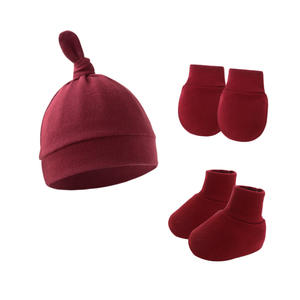 Ensemble de bonnets pour nouveau-né, bonnets doux pour bébés, filles, garçons, 0-6 <span class=keywords><strong>mois</strong></span> - Product Image 6