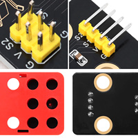 Módulo Adaptador de Servo para Programación STEM Keyestudio con (sin) Carcasa, Compatible con Bloques de Construcción