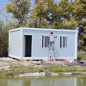 Cabane de jardin miniature de 20 pieds, maisons préfabriquées à bas <span class=keywords><strong>prix</strong></span> avec salle de bain, maison <span class=keywords><strong>conteneur</strong></span> détachable et extensible, maisons préfabriquées - Product Image 2