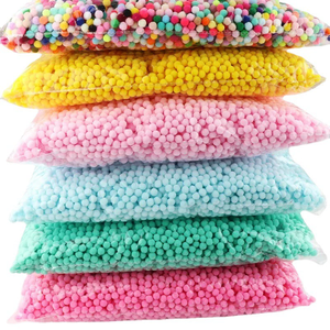 500 pièces de pompons rouges de 8 mm à 30 mm, couleur unie, pompons en fourrure en vrac avec boîte, ensemble de pompons pour l'artisanat, les arts, le bricolage, les décorations créatives - Product Image 3