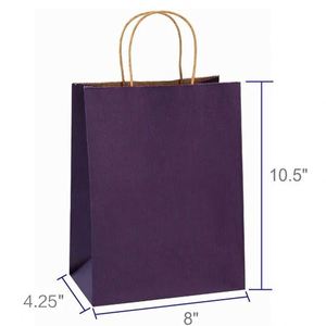 <b>Gift</b> Paper <b>Bags</b> with Handles Kraft Shopping Retail Craft <b>Bags</b> Recyclable Paper <b>Gift</b> <b>Bags</b> Minimalist Style <b>Gift</b> Paper <b>Bag</b> - Product Image 2