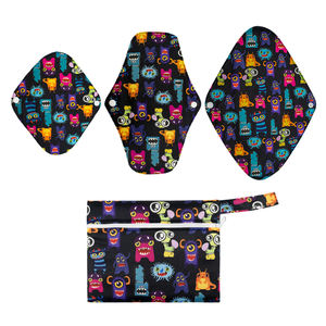 Serviettes hygiéniques <span class=keywords><strong>Whisper</strong></span> en tissu de bambou biologique Hotsale pour femmes vente en gros - Product Image 3