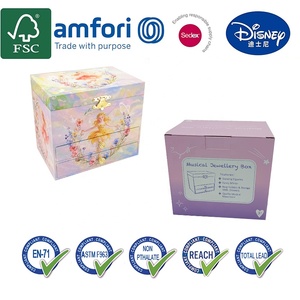 Caja Musical <span class=keywords><strong>para</strong></span> Joyas Jakos con 2 Cajones y la Canción Beautiful Dreamer - Ideal <span class=keywords><strong>para</strong></span> Regalo de <span class=keywords><strong>Cumpleaños</strong></span>, Navidad y Festividades <span class=keywords><strong>para</strong></span> Niñas - Product Image 4